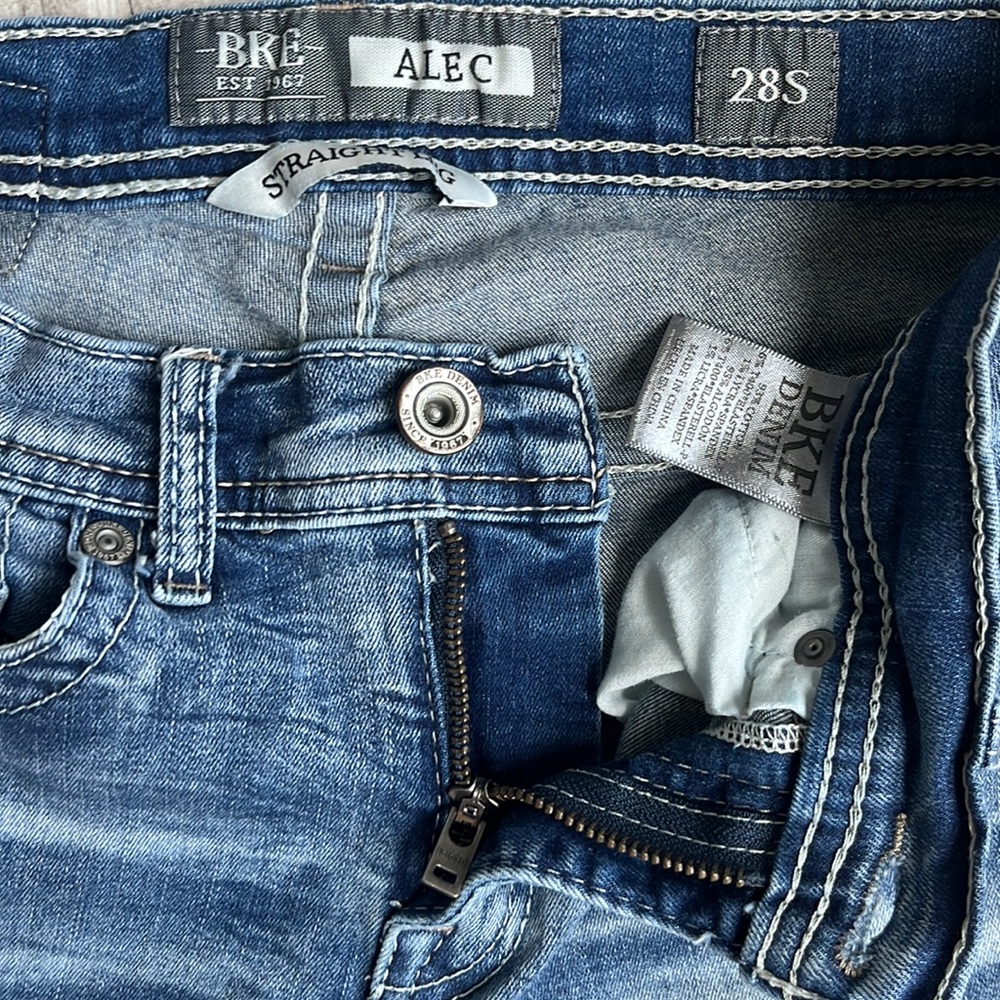 BKE Men’s Jeans Alec‎ Straight Leg Size: 28S Color: Blue